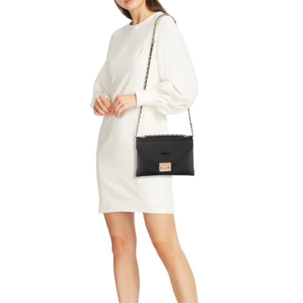 Valentino Black and Gold Crossbody Bag with Chain Strap - Picture 3 of 4